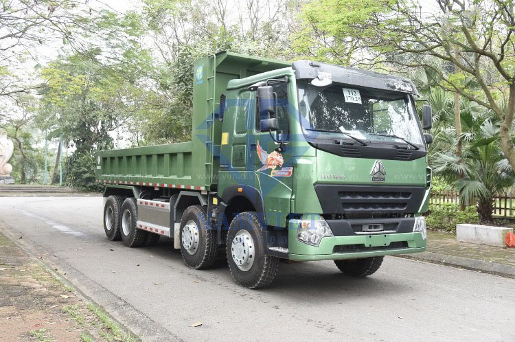 Xe Ben Howo 4 chân V7G Nhập Khẩu